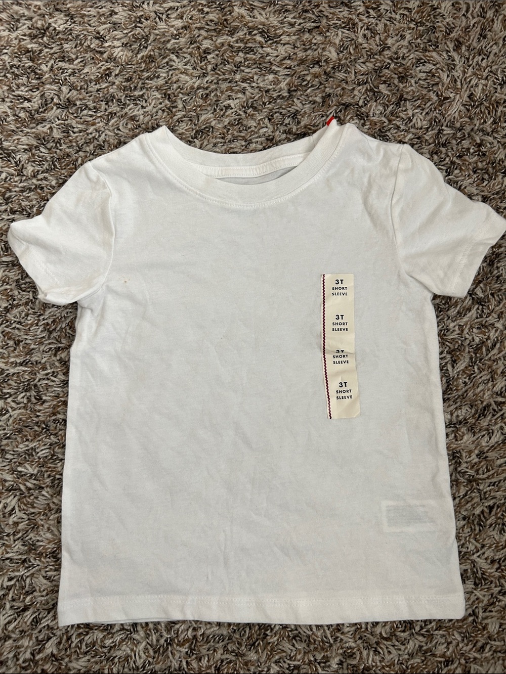Cat & Jack White Short Sleeve Tee